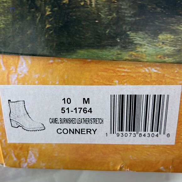 Bella Vita Connery Lug Chelsea Booties Camel Burnished size 10 M - Picture 8 of 8